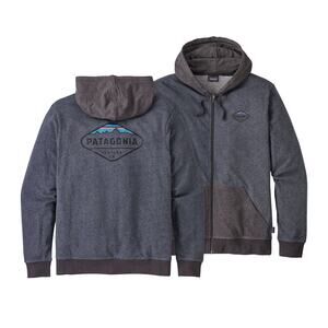 Patagonia Men’s Fitz Roy Crest Lightweight
Full-Zip Hoody Blue Gray Sz Medium